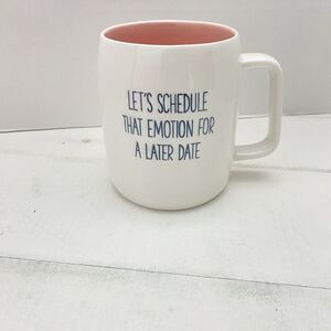 LETS  SCHEDULE THAT EMOTION FOR A LATER DATE Large 19 oz Statement Coffee Mug